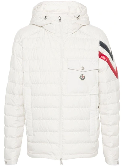 Shop Moncler Coats In White