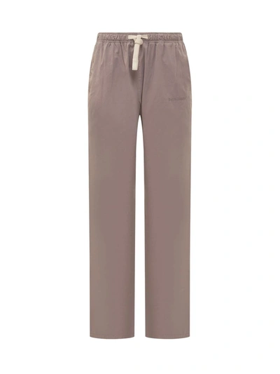 Shop Palm Angels Travel Trousers With Logo In Pink