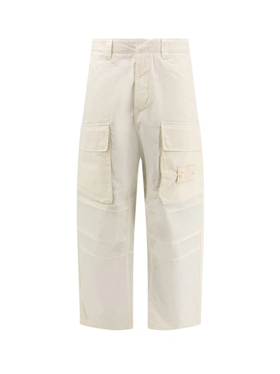 Shop Stone Island Trouser In White