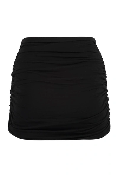 Shop Tory Burch Jersey Stretch Skirt In Black