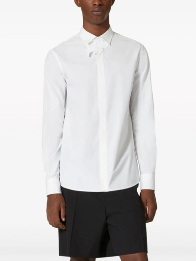 Shop Valentino Garavani Shirts In White