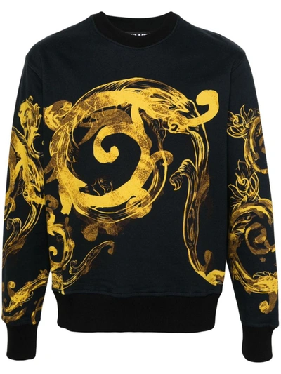 Shop Versace Jeans Couture Sweaters In Black