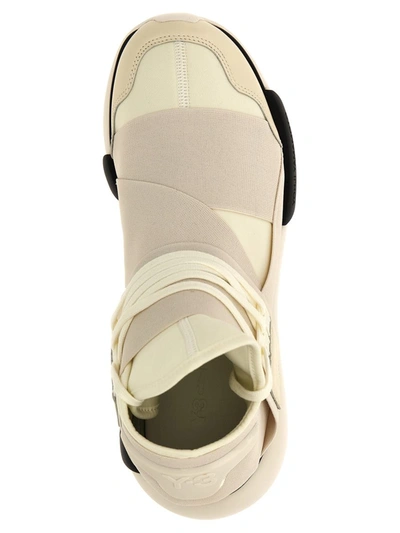Shop Y-3 Adidas 'qasa' Sneakers In White