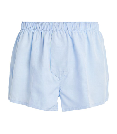 Shop Cdlp Boxer Shorts In Blue