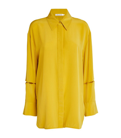 Shop Camilla And Marc Silk Seren Shirt In Yellow