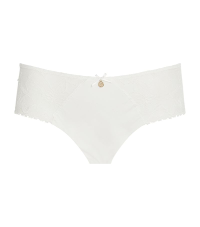 Shop Chantelle Lace Orchids Shorty In Ivory