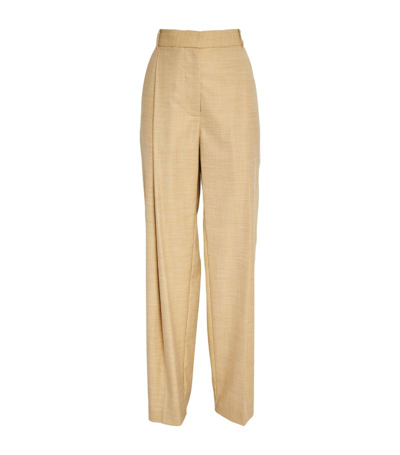Shop Camilla And Marc Cordellia Flared Trousers In Beige