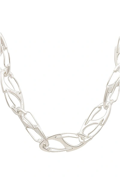Shop Martine Ali Silver Coated Bias Necklace