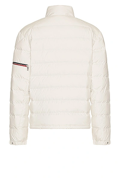 Shop Moncler Colomb Jacket In Silk White