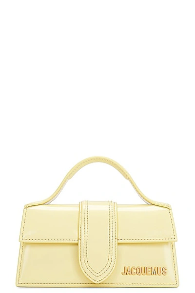 Shop Jacquemus Le Bambino In Pale Yellow