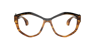 Alain Mikli Woman Sunglass A05501 In Photo Clear To Brown