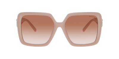 Tiffany & Co T-monogram Square Plastic Sunglasses In Pink Gradient