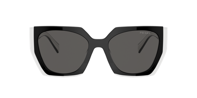 Shop Prada Woman Sunglasses Pr 15ws In Dark Grey
