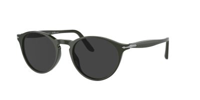 Shop Persol Man Sunglass Po3092sm In Dark Grey Polarized