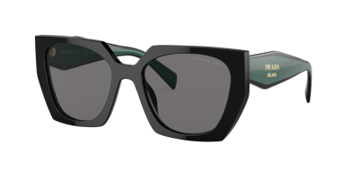 Shop Prada Woman Sunglasses Pr 15ws In Dark Grey Polar