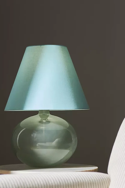 Shop Anthropologie Flourish Iridescent Glass Table Lamp