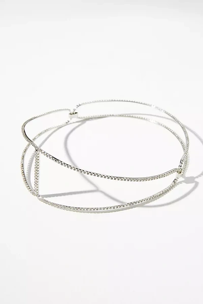 Shop Epona Valley Guinevere Circlet Headband In Silver
