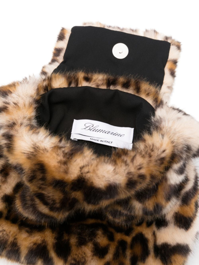 Shop Blumarine Faux Fur Handbag In Animalier