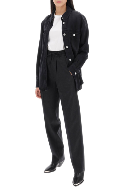 Isabel Marant Liska Trousers In Grey,black