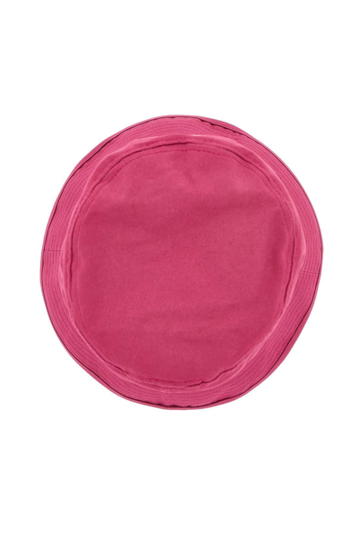 Shop Rick Owens Cotton Bucket Hat Converse X Drkshdw In Fuchsia,pink