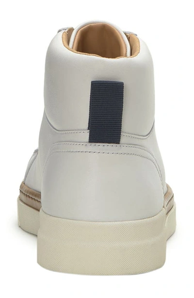 Shop Vince Camuto Ranulf High Top Sneaker In Bianco/ Eclipse