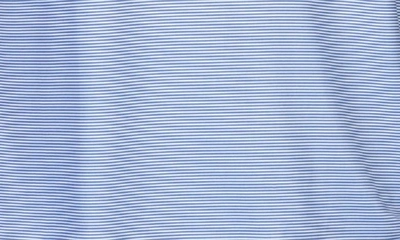 Shop Tailorbyrd Stripes Performance Knit Polo In Admiral Blue