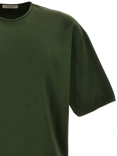 Shop Lemaire Mercerized Cotton T-shirt Green