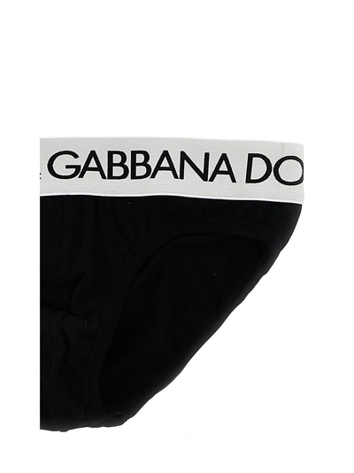 Shop Dolce & Gabbana Midi Underwear, Body White/black