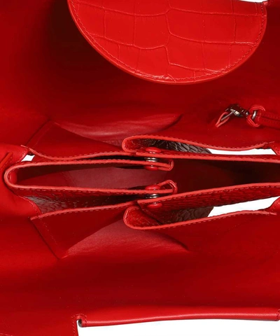 Shop Bottega Veneta Medium Doll Bag In Red