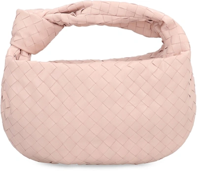 Shop Bottega Veneta Teen Jodie Leather Shoulder Bag In Pink