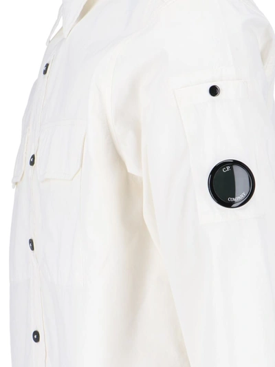 Shop C.p. Company Shirts In White