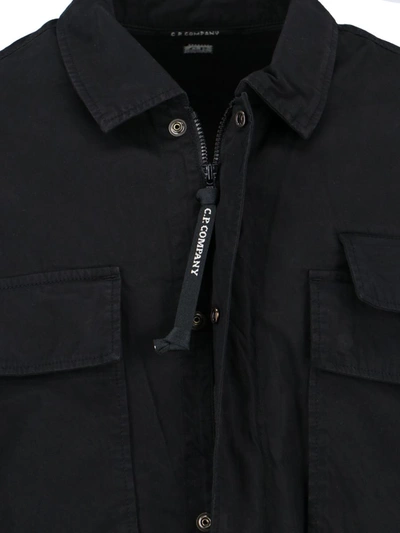 Shop C.p. Company Shirts In Black
