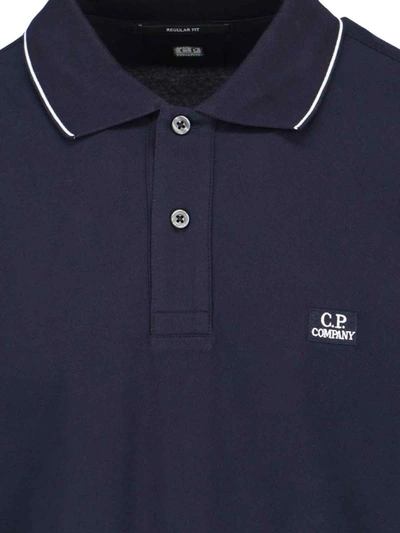 Shop C.p. Company T-shirts And Polos In Blue