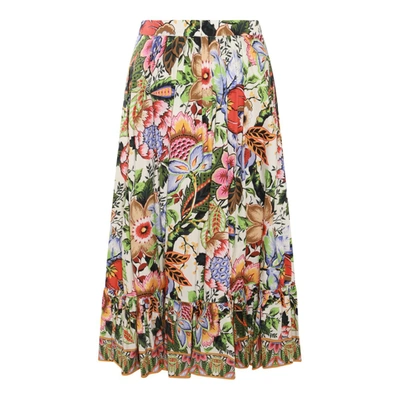 Shop Etro Skirts Red