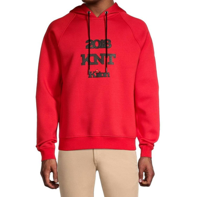 Shop Knt Kiton Hooded Sweatshirt In Red