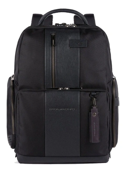 Shop Piquadro Black Backpack