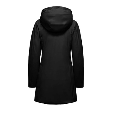 Shop Bomboogie Padded Parka With Hood In Black