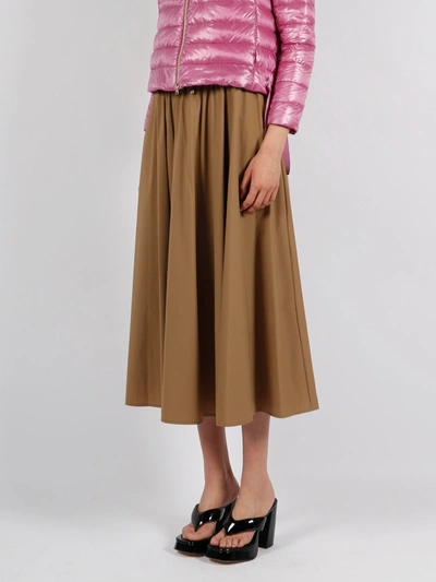 Shop Herno Stretch Nylon Long Skirt