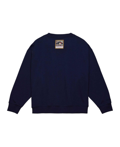 Mitchell & Ness Women's  Navy St. Louis Cardinals Logo Lt 2.0 Pullover Sweatshirt In Navy