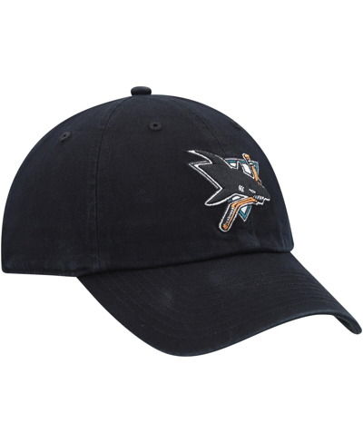 47 Brand Women's ' Black San Jose Sharks Clean Up Adjustable Hat In Black