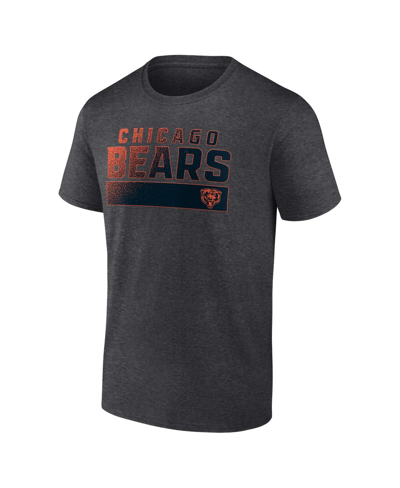 Shop Fanatics Men's  Charcoal Chicago Bears T-shirt