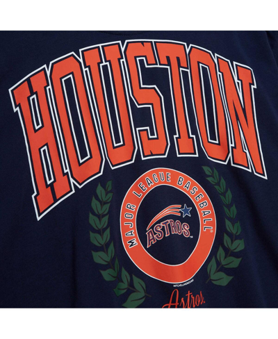 Mitchell & Ness Women's  Navy Houston Astros Logo Lt 2.0 Pullover Sweatshirt In Navy