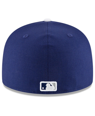 New Era Royal Los Angeles Dodgers 1988 World Series Champions Citrus Pop Uv 59fifty Fitted Hat In Navy
