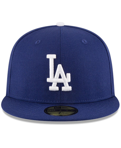 New Era Royal Los Angeles Dodgers 1988 World Series Champions Citrus Pop Uv 59fifty Fitted Hat In Navy