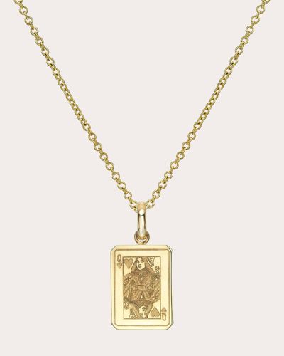Zoe Lev Women's Queen Of Hearts 14k Gold Pendant Necklace In Gold