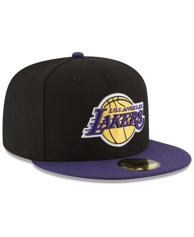 NEW ERA LOS ANGELES LAKERS BASIC 2 TONE 59FIFTY FITTED CAP 