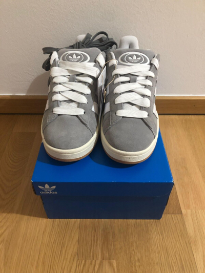 Pre-owned Adidas Originals Adidas Campus 00s Grau Weiss Neu & Ungetragen Size 38 2/3 Fast ???