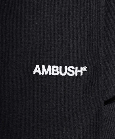 Shop Ambush Logo Cotton T-shirt In Black