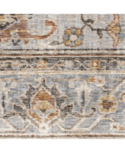 Jhb Design Maharaja 1803x Gray And Blue 3'3" X 5' Area Rug In Gray,blue