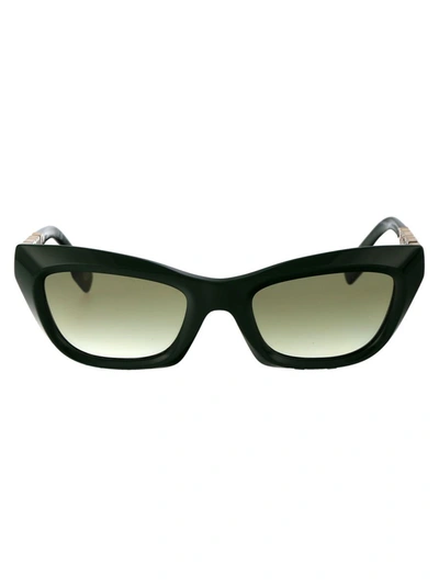 Shop Burberry Sunglasses In 40388e Green